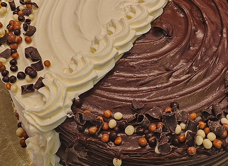 Tarta Blanco y Negro SanchoPan Las Retamas Alcorcón