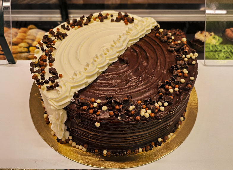 Tarta Blanco y Negro SanchoPan Las Retamas Alcorcón