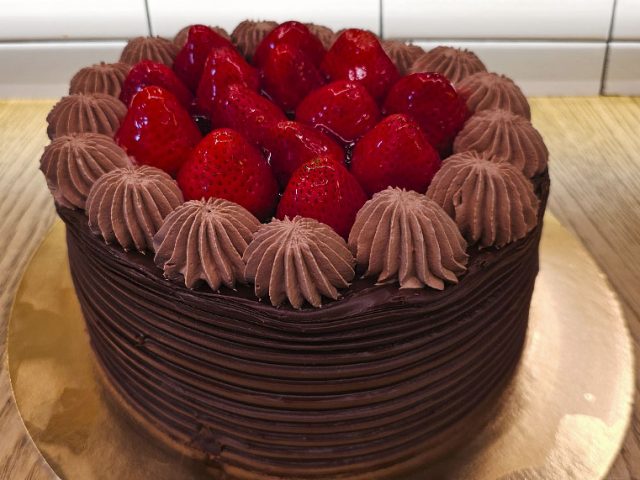 Tarta de Chocolate y Fresas SanchoPan Las Retamas Alcorcón