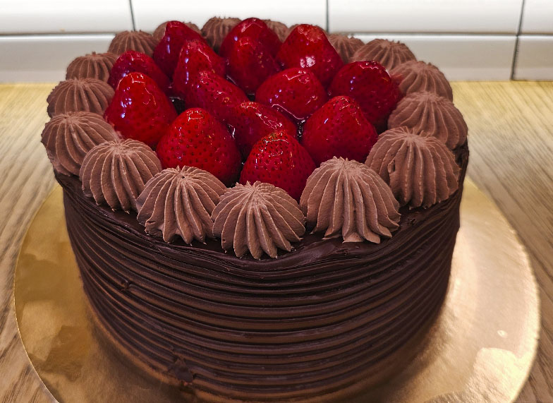 Tarta de Chocolate y Fresas SanchoPan Las Retamas Alcorcón