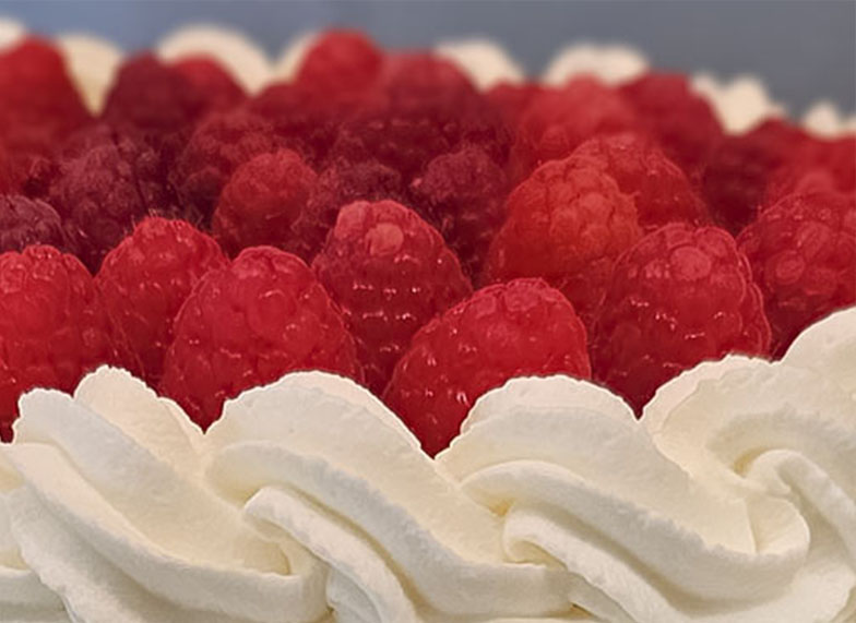 Tarta de Nata y Frambuesas SanchoPan Las Retamas Alcorcón