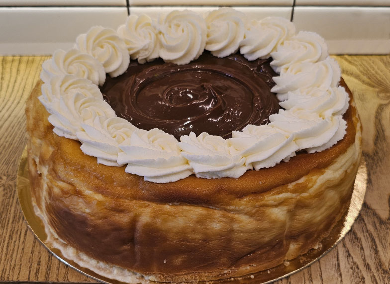 Tarta de Queso, Nata y Dulce de LecheSanchoPan Las Retamas Alcorcón