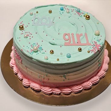 Tarta de revelación de sexo SanchoPan Las Retamas Alcorcón