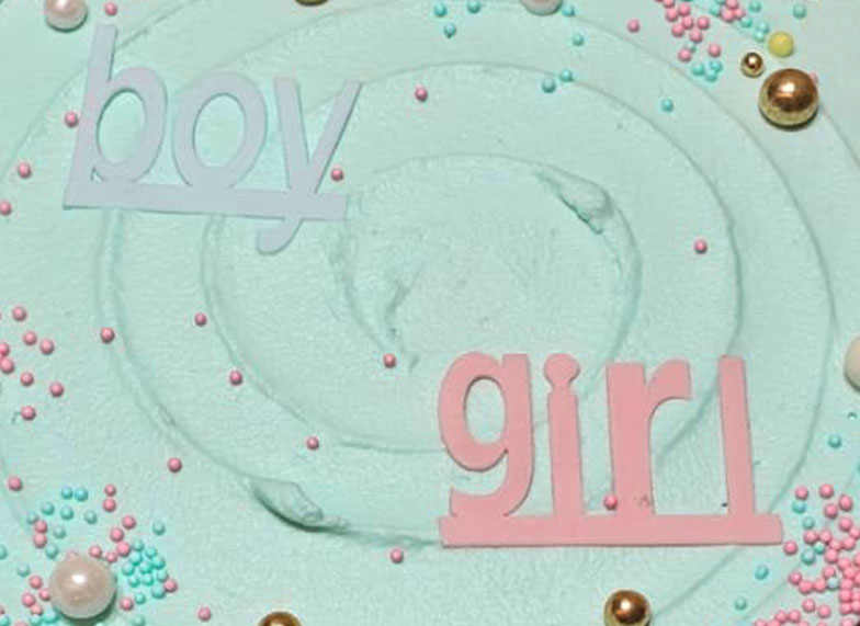 Tarta de revelación de sexo en SanchoPan Las Retamas Alcorcón