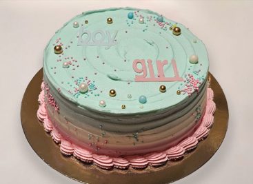 Tarta de revelación de sexo en SanchoPan Las Retamas Alcorcón